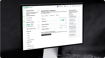 Interfaz de Glassdoor, proyecto de diseño de producto de Sparken (pantalla 2)